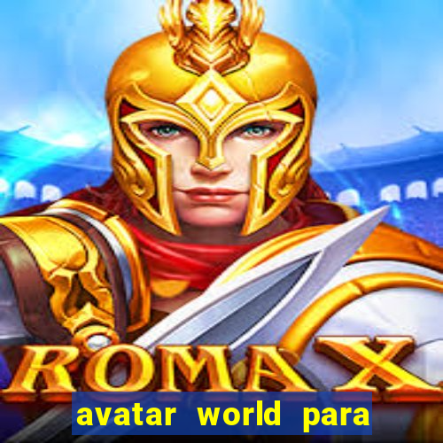 avatar world para colorir e imprimir